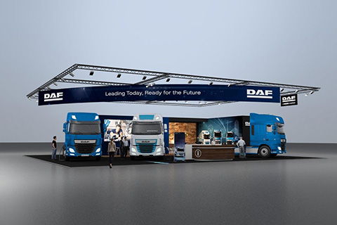 Электрогрузовик DAF CF Electric и новые модели CF FAW DAF Trucks на выставке Solutrans в Лионе