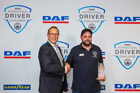 Победителем международного конкурса DAF Driver Challenge 2019 становится Питер Джейкобс