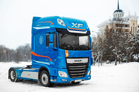 Эко-трейнинг на грузовиках DAF для водителей Bertschi Russia